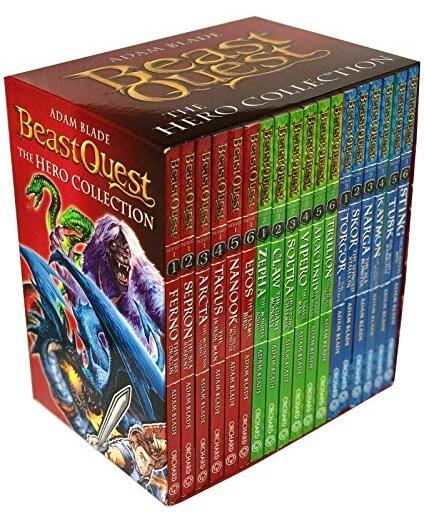 Beast Quest The Hero Collection 18 Books Series 1 – 3 Box Set