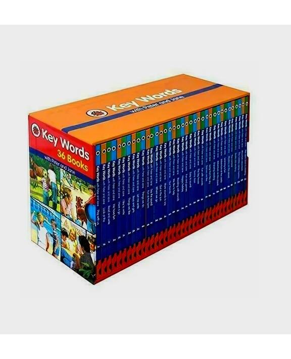 Ladybird Key Words with Peter and Jane 36 books