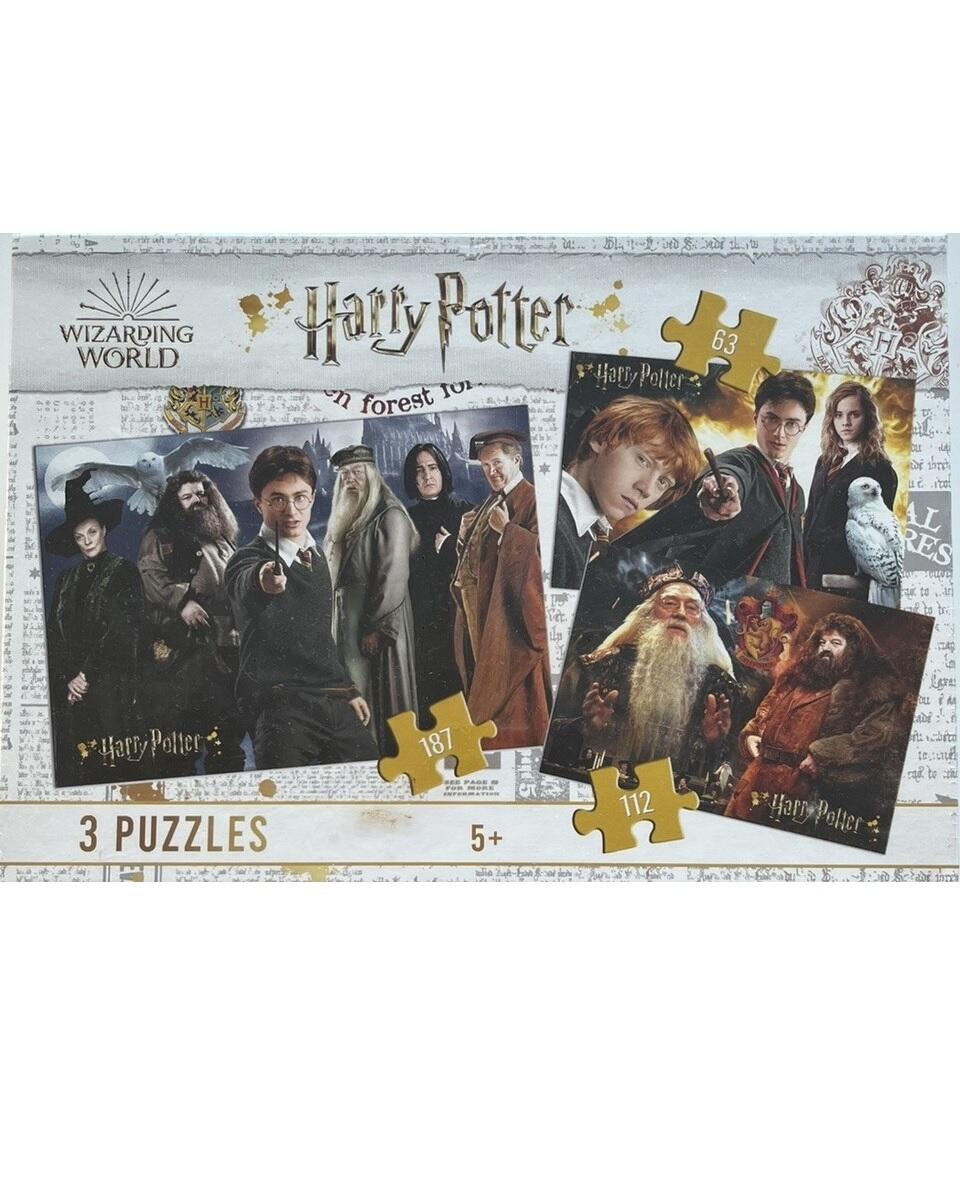 Harry Potter Wizarding World: Triple Jigsaw Puzzles Box Set